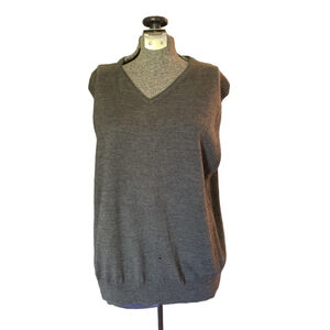 Men's The Sweater Company Vest Size medium Gray